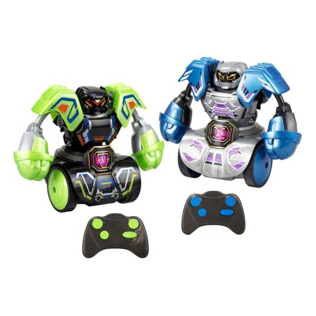 Silverlit Robo Kombat Tornado - Pack 2 Robots télécommandés 2er- Set vert/bleu