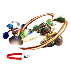 Robo Kombat Tornado - Silverlit  Remote-Controlled Robots 2er - Set Green/Blue