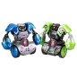 Silverlit Robo Kombat Tornado - Pack 2 Robots télécommandés 2er- Set vert/bleu