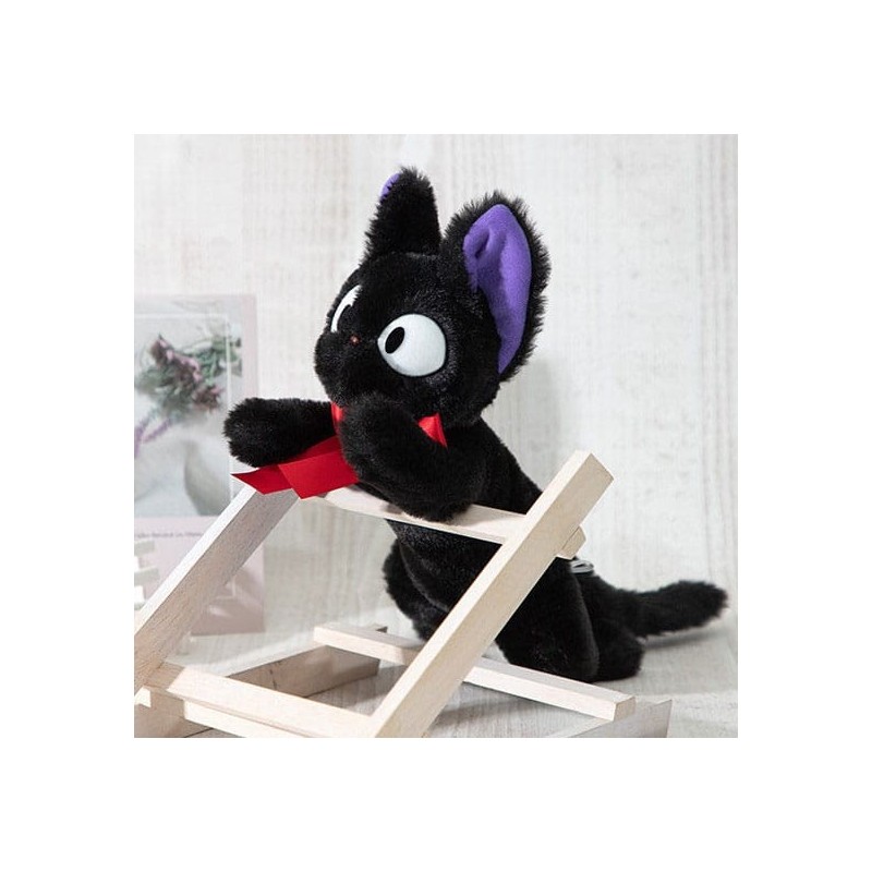 Studio Ghibli - Kiki's Delivery Service Nakayoshi Plush Figure Jiji Laying