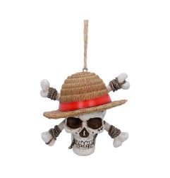 One Piece - Décoration sapin Luffy Jolly Roger 7 cm