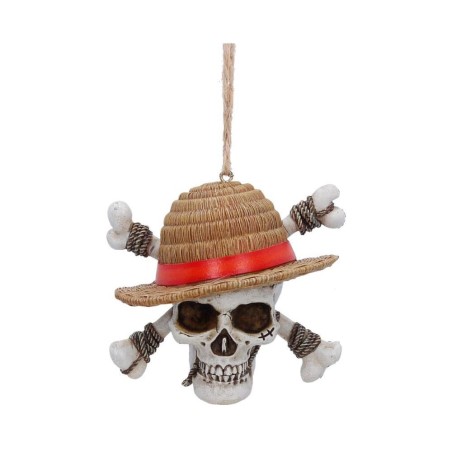 One Piece - Décoration sapin Luffy Jolly Roger 7 cm