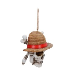 One Piece - Décoration sapin Luffy Jolly Roger 7 cm