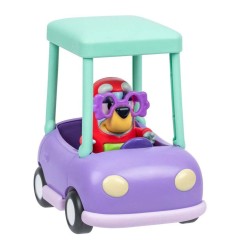 Bluey - Set de jeu mini-figurines Janet & La voiture de grand-mère.