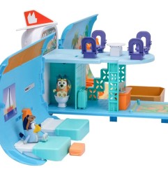 Bluey - Set de jeu mini-figurines 3 en 1 Bluey Holiday