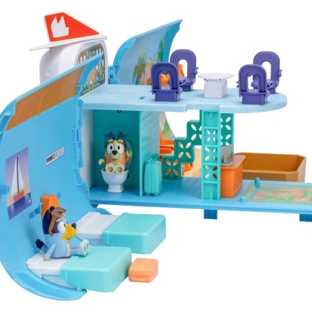 Bluey - Set de jeu mini-figurines 3 en 1 Bluey Holiday