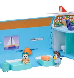 Bluey - Set de jeu mini-figurines 3 en 1 Bluey Holiday