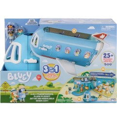 Bluey - Set de jeu mini-figurines 3 en 1 Bluey Holiday