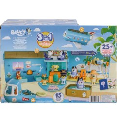Bluey - Set de jeu mini-figurines 3 en 1 Bluey Holiday