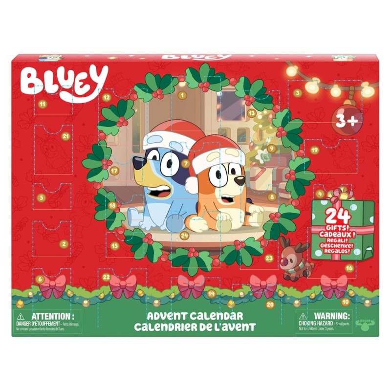 Bluey - Calendrier de l'avent Mini-Figurines Bluey