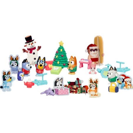 Bluey - Calendrier de l'avent Mini-Figurines Bluey