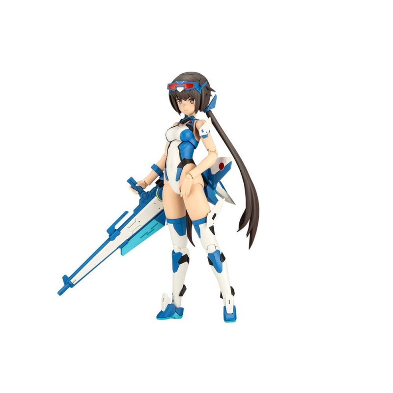 Frame Arms Girl - Figurine Frame Arms Girl  Plastic Model Kit Stylet Swimsuit Blue Impulse Color Ver. 16 cm