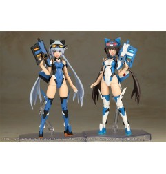 Frame Arms Girl - Figurine Frame Arms Girl  Plastic Model Kit Stylet Swimsuit Blue Impulse Color Ver. 16 cm