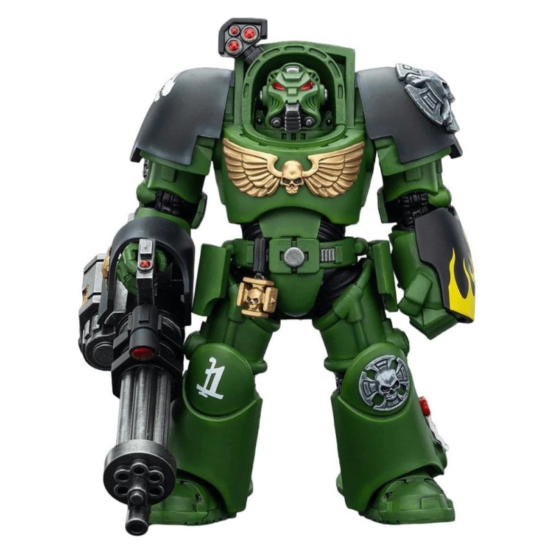 Warhammer - 40,000 Action Figure Salamanders Terminator 3 with Power Fist and Assault Cannon 14 cm