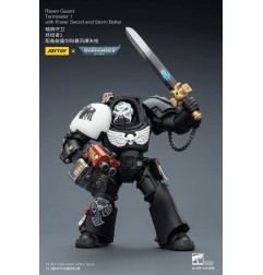 Warhammer 40k - Figurine Raven Guard Terminator 1 with Power Sword and Storm Bolter 14 cm