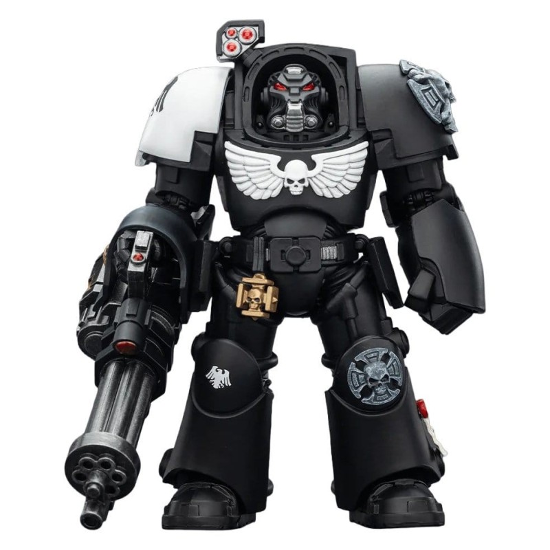 Warhammer - 40,000 Action Figure Raven Guard Terminator 3 with Power Fist and Assault Cannon 14 cm Warhammer - 40,000 Action Figure Raven Guard Terminator 3 with Power Fist and Assault Cannon 14 cm
