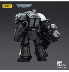 Warhammer 40k - Figurine Raven Guard Terminator 3 with Power Fist and Assault Cannon 14 cm