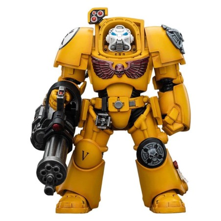 Warhammer 40k - Figurine Imperial Fists Terminator 3 with Power Fist and Assault Cannon 14 cm