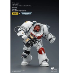 Warhammer 40k - Figurine White Scars Terminator 2 with Power Fist and Storm Bolter 14 cm