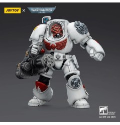 Warhammer 40k - Figurine White Scars Terminator 3 with Power Fist and Assault Cannon 14 cm