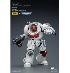 Warhammer 40k - Figurine White Scars Terminator 2 with Power Fist and Storm Bolter 14 cm