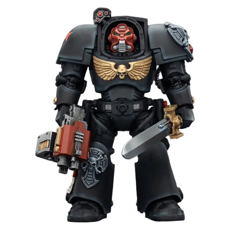 Warhammer 40k - Figurine Black Templars Terminator 1 with Power Sword and Storm Bolter 14 cm Warhammer 40k - Figurine Black Templars Terminator 1 with Power Sword and Storm Bolter 14 cm