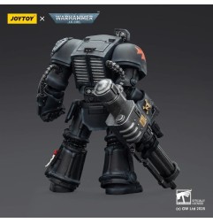 Warhammer - 40,000 Action Figure Black Templars Terminator 3 with Power Fist and Assault Cannon 14 cm