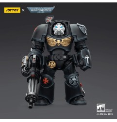 Warhammer - 40,000 Action Figure Black Templars Terminator 3 with Power Fist and Assault Cannon 14 cm