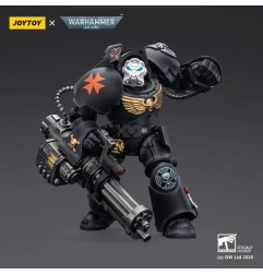 Warhammer 40k - Figurine Black Templars Terminator 3 with Power Fist and Assault Cannon 14 cm