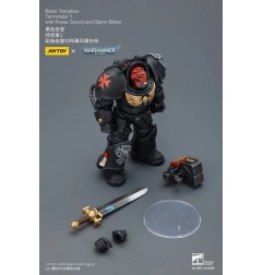Warhammer - 40,000 Action Figure Black Templars Terminator 1 with Power Sword and Storm Bolter 14 cm