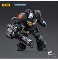 Warhammer 40k - Figurine Black Templars Terminator 3 with Power Fist and Assault Cannon 14 cm