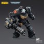 Warhammer 40k - Figurine Black Templars Terminator 3 with Power Fist and Assault Cannon 14 cm