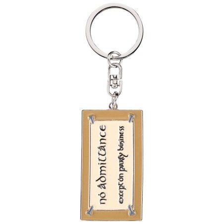 Lord of the Rings - Keyring No Admittance Sign 6 cm