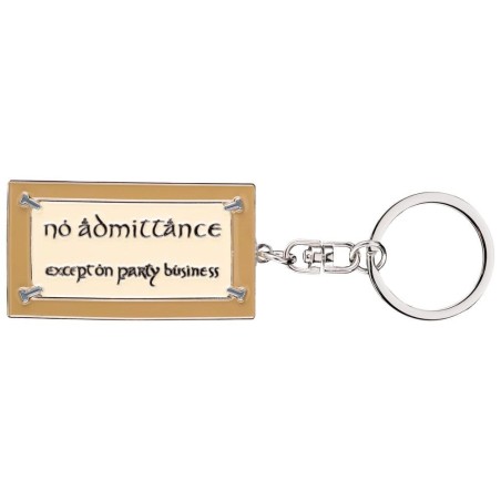 Lord of the Rings - Keyring No Admittance Sign 6 cm