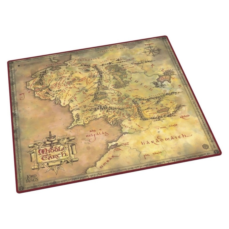 Ultimate Guard - Play-Mat Le Seigneur des Anneaux Oversized 61x 61cm "Places of Middle-earth"