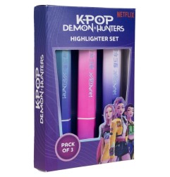 KPop Demon Hunters - Pack 3 surligneurs Huntr/x