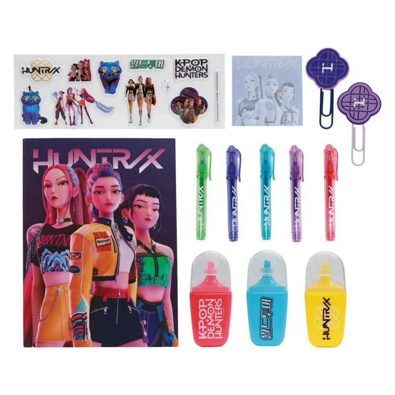 KPop Demon Hunters - Stationery Set 10-Pack Huntr/x