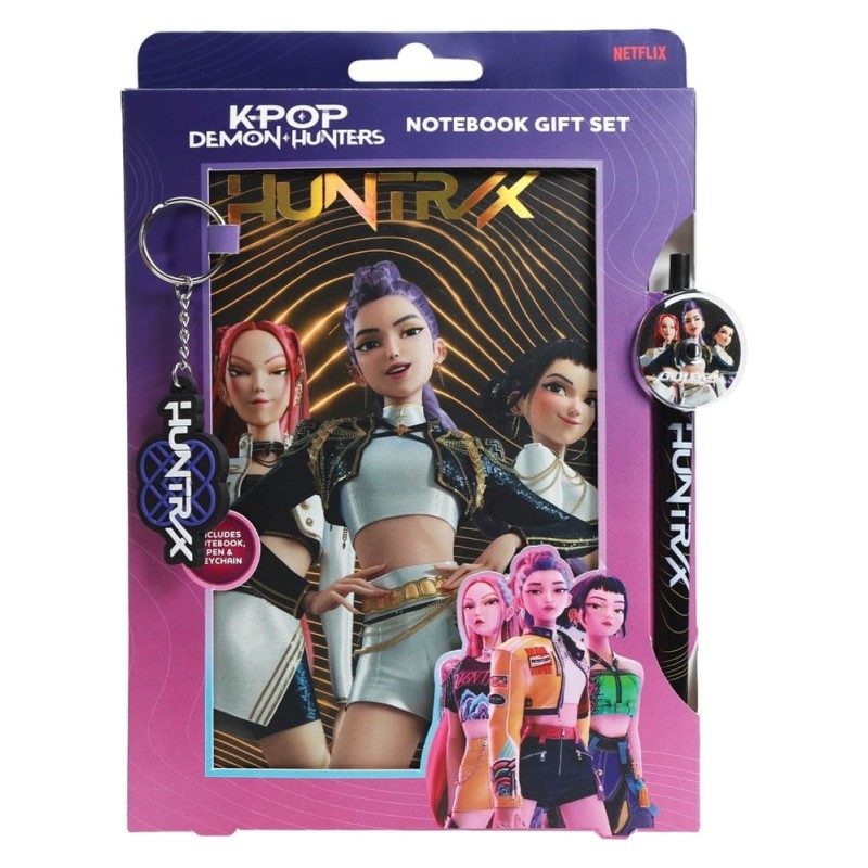 KPop Demon Hunters - Set cadeau bloc-notes Golden KPop Demon Hunters - Set cadeau bloc-notes Golden