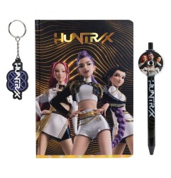KPop Demon Hunters - Set cadeau bloc-notes Golden