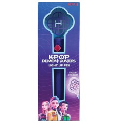 KPop Demon Hunters - Stylo à bille lumineux Huntr/x