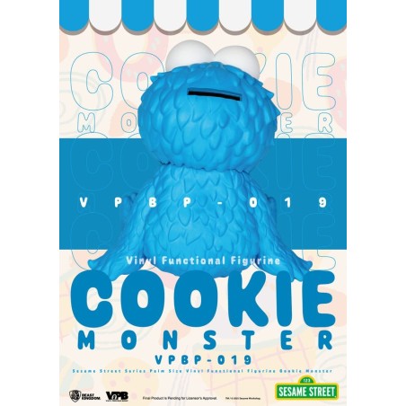 1, Rue Sésame - Tirelire Piggy Bank Cookie Monster 12 cm