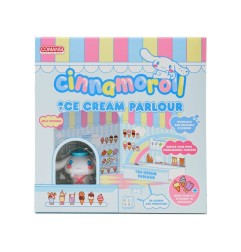 Hello Kitty and Friends - Mini Figurine Maison des autocollants Cinnamoroll Ice Cream Parlour