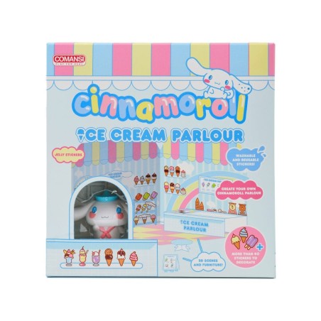 Hello Kitty and Friends - Mini Figurine Maison des autocollants Cinnamoroll Ice Cream Parlour