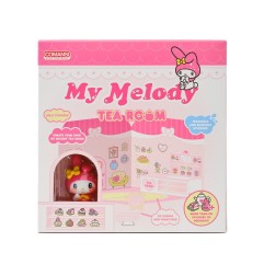 Hello Kitty and Friends - Mini Figurine Maison des autocollants My Melody Tea Room