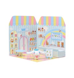 Hello Kitty and Friends - Mini Figurine Maison des autocollants Cinnamoroll Ice Cream Parlour
