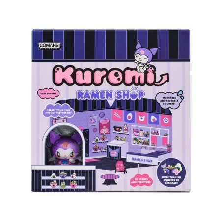 Hello Kitty and Friends - Mini Figurine Maison des autocollants Kuromi Ramen Shop