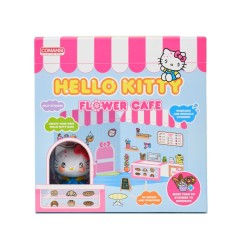 Hello Kitty and Friends - Mini Figurine Maison des autocollants Hello Kitty Flower Café