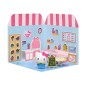 Hello Kitty and Friends - Mini Figurine Maison des autocollants Hello Kitty Flower Café