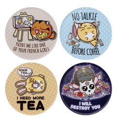 Fuzzballs - Coaster 4-Pack