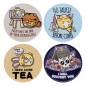 Fuzzballs - Pack 4 sous-verres Fuzzballs